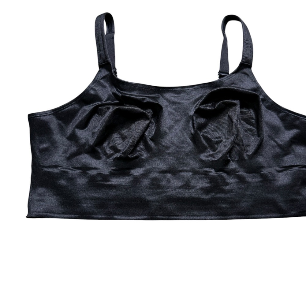 Ruby Ribbon Full Support Cami 46 Black Excellent Style 3029 Adjustable Straps